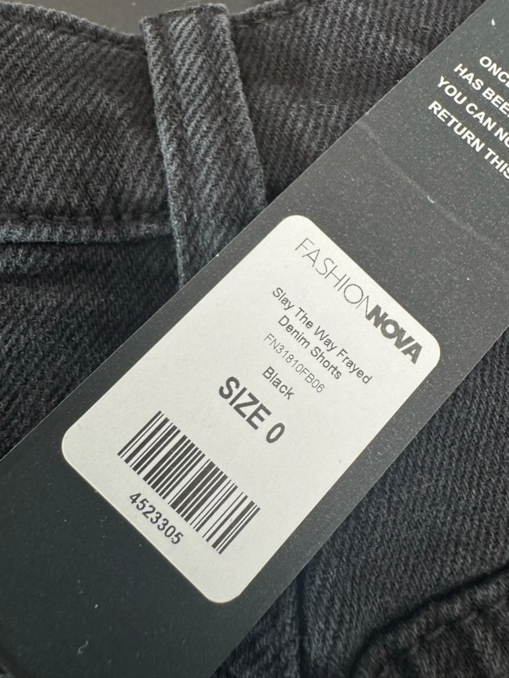 Lot of Two Fashion Nova Black Shorts‎